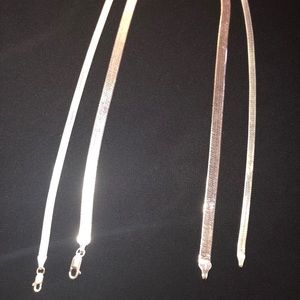 Herringbone Sterling Silver Necklace